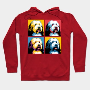 Old English Sheepdog Pop Art - Dog Lover Gifts Hoodie